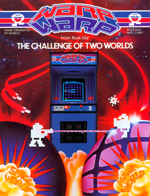 Warp Warp (Rock-Ola set 1) Arcade Game Cover